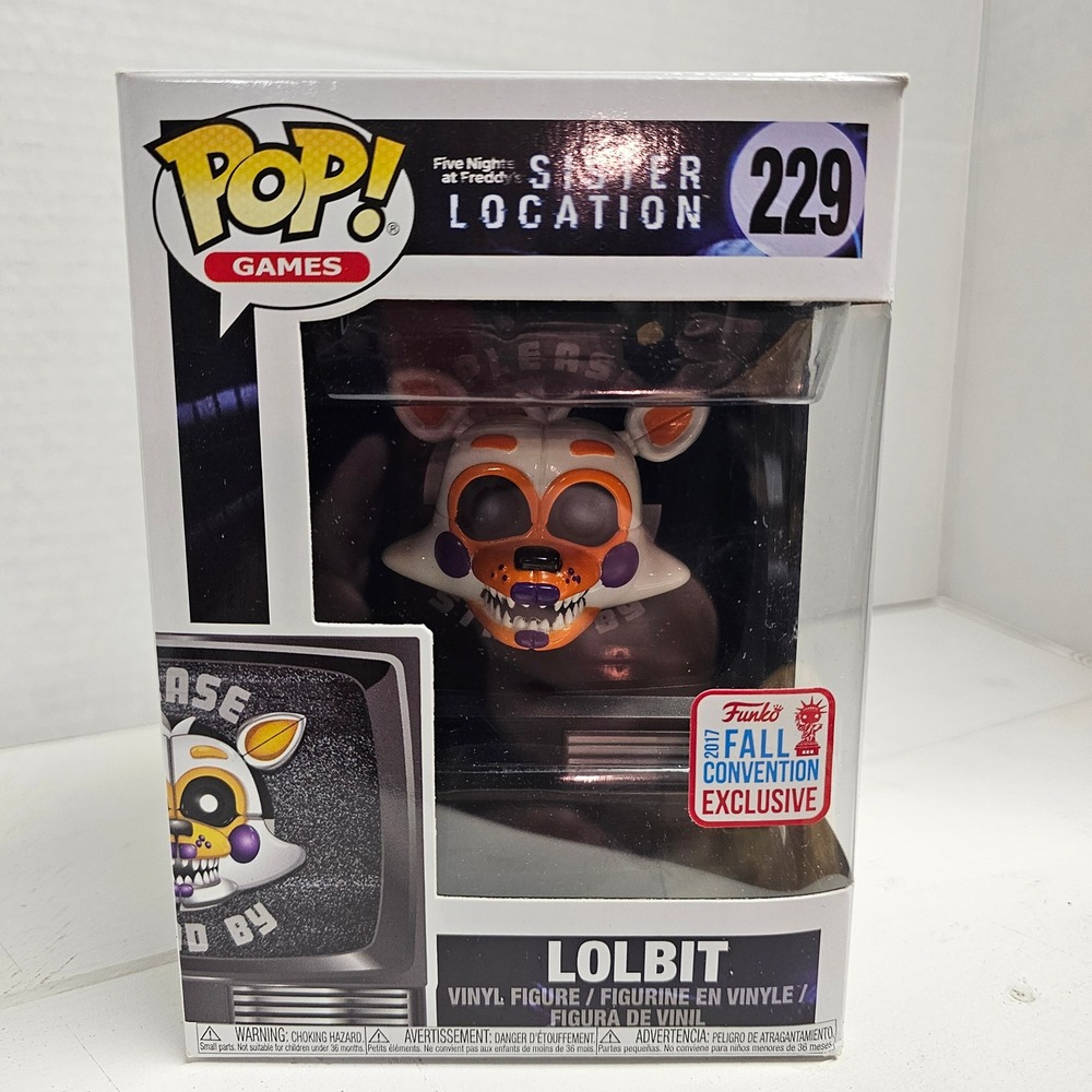 Funko Pop Lolbit 229 Five Nights at Freddys Sister Location 2017 Fall Convention